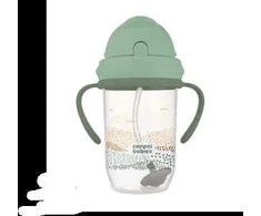 CANPOL BABIES neišsipilanti gertuvė su šiaudeliu MOUNTAINS, 270 ml, 56/620_gre