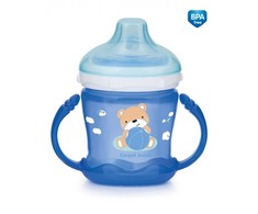 CANPOL BABIES neišsipilantis puodelis Sweet fun 180 ml, 57/300 mėlynas