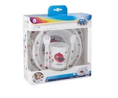 CANPOL BABIES plastikinių indų ir įrankių rinkinys Paukščiukas 5 d. 4/401