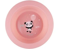 CANPOL BABIES plastikinių indų rinkinys EXOTIC ANIMALS, pink, 56/523_pin