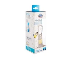 CANPOL BABIES plataus kaklelio buteliukas EASYSTART BONJOUR PARIS, 3 m+, 240 ml, 35/232_blu