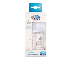 Canpolbabies CANPOL BABIES plataus kaklelio buteliukas EASYSTART ROYAL BABY, 120 ml, 35/233_blu