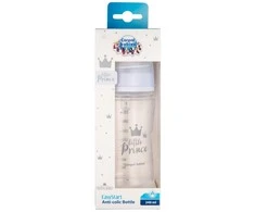 Canpolbabies CANPOL BABIES plataus kaklelio buteliukas EASYSTART ROYAL BABY, 240 ml, 35/234_blu