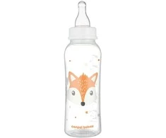 CANPOL BABIES siauro kaklelio buteliukas CUTE ANIMALS, 250 ml, 11/841_ora