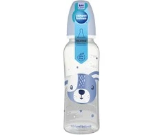 Canpolbabies CANPOL BABIES siauro kaklelio buteliukas CUTE ANIMALS, 250 ml, 11/841_blu