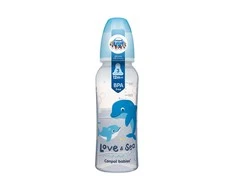 CANPOL BABIES siauro kaklelio buteliukas LOVE&amp;SEA, 250 ml, 59/400