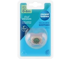 CANPOL BABIES silikoninis čiulptukas LOVE&amp;SEA, 0-6 mėn., 34/900_pin