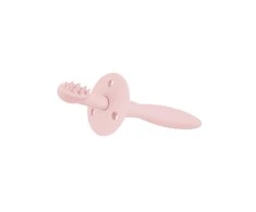 CANPOL BABIES silikoninis dantų šepetėlis su kramtuku ir skydeliu, 51/500_pin