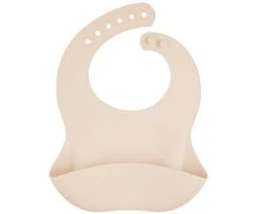 CANPOL BABIES silikoninis seilinukas su kišene, 51/030_cream