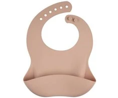 CANPOL BABIES silikoninis seilinukas su kišene, 51/030_beige