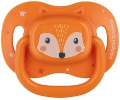CANPOL BABIES silikoninis simetrinis čiulptukas CUTE ANIMALS, 6-18 mėn., 34/925_ora