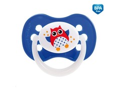 CANPOL BABIES silikoninis simetrinis čiulptukas OWL, 6-18 mėn., 22/569