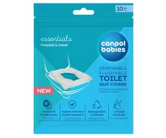 CANPOL BABIES vienkartiniai klozeto sėdynės užvalkalai, 10 vnt., 78/026