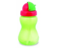 CANPOL BABIES gertuvė su šiaudeliu 12m+ 270ml 56/109 žalias