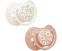 LOVI silikoniniai dinaminiai čiulptukai, Blossom Ivory, 18+m, 2 vnt., 22/924girl