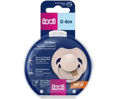 LOVI silikoninis dinaminis čiulptukas Prime, Nude, 0-6m, 1 vnt., 34/404