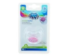 CANPOL BABIES silikoninis ortodontinis čiulptukas 1vnt Newborn 6-18m 22/566_pin