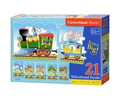 Castorland Dėlionė 21 vnt. - Traukinys