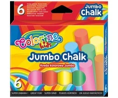 COLORINO CREATIVE JUMBO spalvota kreida 6 vnt, 65818PTR