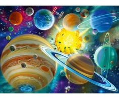 Ravensburger Dėlionė 150 vnt. - Planetos