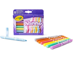 Crayola, Inc. CRAYOLA blizgūs flomasteriai, 8 vnt., 58-8648