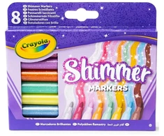 Crayola, Inc. CRAYOLA blizgūs flomasteriai, 8 vnt., 58-8648