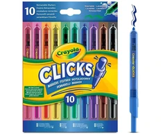 Crayola, Inc. CRAYOLA flomasteriai Clicks Retractable, 10 vnt., 58-8379