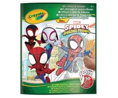 Crayola, Inc. CRAYOLA kūrybinis rinkinys Color &amp; Sticker, Spidey, 04-0738G