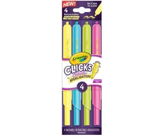 Crayola, Inc. CRAYOLA markeriai Retractable, 4 vnt., 58-8390