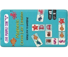 Dėlionė PURPLE COW kelioninis žaidimas Ocean Life Domino (LT, LV, EE), 6916