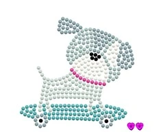 Diamond Dotz DIAMOND DOTS kūrybinis rinkinys piešimas deimantais Skate &amp; Woof, DD1.057F