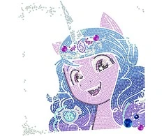 Diamond Dotz DIAMOND DOTS kūrybinis rinkinys piešimas deimantais My Little Pony Izzy Moonbow, 3406 deimantai, DBX.091