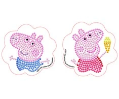DIAMOND DOTS kūrybinis rinkinys piešimas deimantais Peppa Pig, DTZ10.010