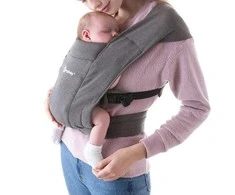 ERGOBABY nešioklė EMBRACE, viržių pilkas