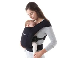 ERGOBABY nešioklė EMBRACE, grynas juodas