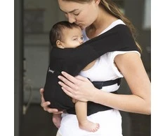 ERGOBABY nešioklė EMBRACE, grynas juodas