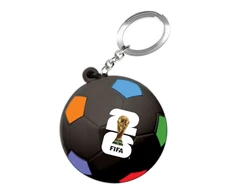 FIFA World Cup antistresinis kamuoliukas - raktų pakabukas, juodas, FI11267