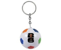 FIFA World Cup antistresinis kamuoliukas - raktų pakabukas, baltas, FI11268