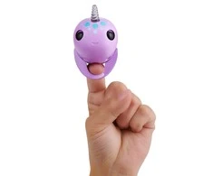 FINGERLINGS elektroninis žaislas banginis Nelly, violetinis, 3696