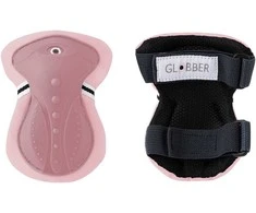 GLOBBER kelių ir alkūnių apsaugų rinkinys, rožinis JUNIOR XXS, 540-210