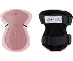 GLOBBER kelių ir alkūnių apsaugų rinkinys, rožinis JUNIOR XS, 541-210