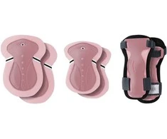 GLOBBER kelių ir alkūnių apsaugų rinkinys, rožinis JUNIOR XXS, 540-210