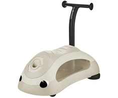GLOBBER paspiriama mašinėlė Walk 'n Roll 2in 1 Ecologic, kokosinis, 830-566