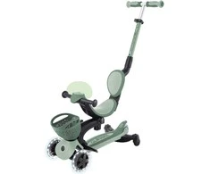 GLOBBER paspirtukas Go Up Baby Lights 360, 3in1, pastelinis žalias, 844-104