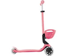 GLOBBER paspirtukas Go-Up Baby Lights 360, 3in1, spalva: rožinė