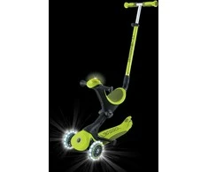 GLOBBER paspirtukas Go Up Deluxe Lights, laimo žalia, 748-606