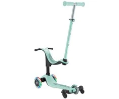 GLOBBER paspirtukas Go Up Sporty Lights 360°, mėtinis-pistacinis, 456-706 S