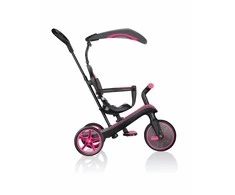 Daugiafunkcinis triratukas Globber Explorer Trike 4in1, rožinis 632-110