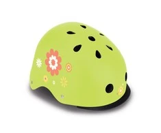 GLOBBER vaikiškas šalmas Elite Lights, žalias, dydis: XS-S 48-53 cm (507-106-2)