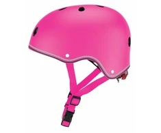 GLOBBER šalmas Primo Lights, XS/S (48-53cm), rožinis